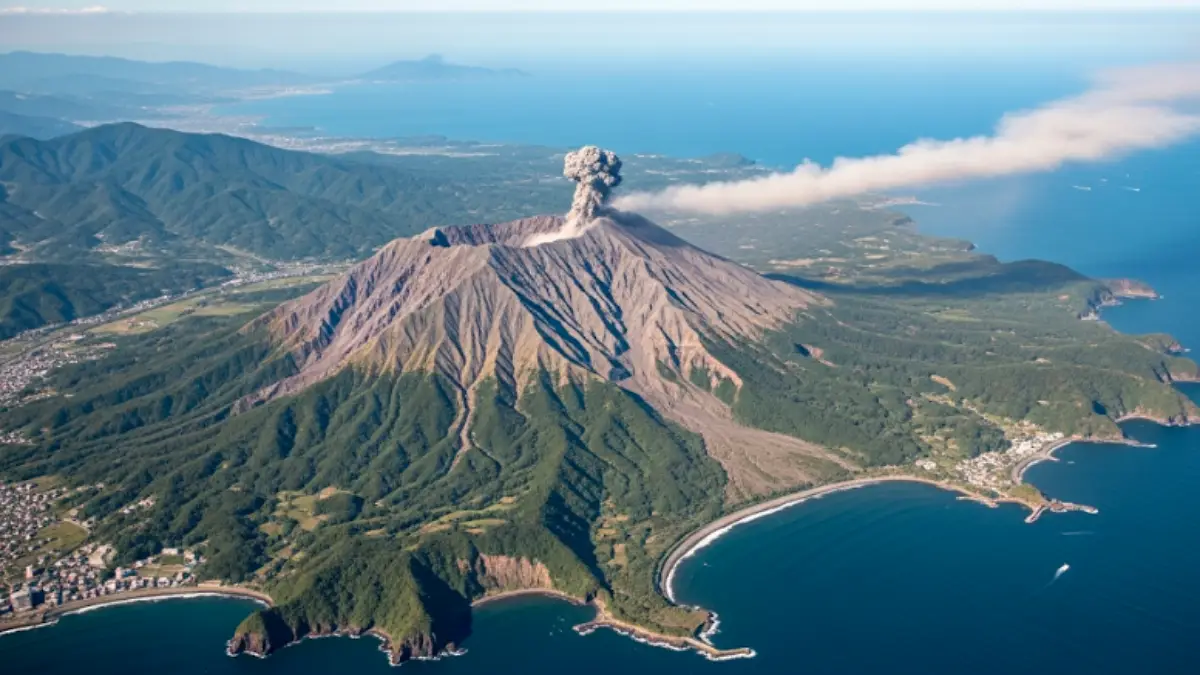 桜島ライブカメラの噴火判定チェックリスト ライブカメラでの噴火判定ポイント。時刻・方角・発光の有無を確認